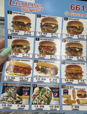 Menu photo 4 Casablanca Burgers Delano, CA Menu photo 4 Casablanca Burgers Delano, CA