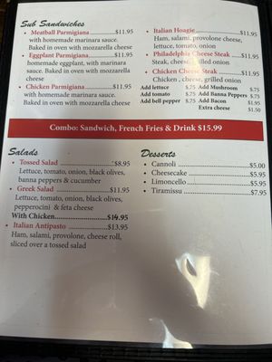 Menu photo 2 Piccola Italia Mauldin, SC
