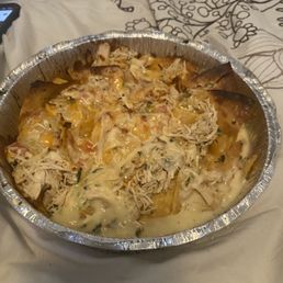 a pan of food a pan of food