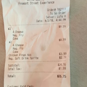 White Castle - Rip off - Fast Food Near Me - Las Vegas, Nevada