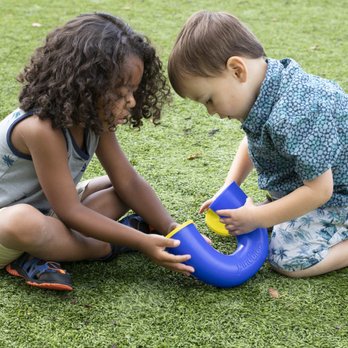 Active Learning Centers - Preschoolers playing in the yard. - Child Care & Day Care Near Me - Emmaus, Pennsylvania Active Learning Centers - Preschoolers playing in the yard. - Child Care & Day Care Near Me - Emmaus, Pennsylvania