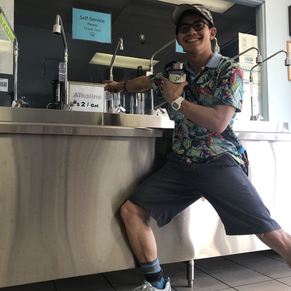 Water Farm - a man sitting at a counter - Water Stores Near Me - Torrance, California Water Farm - a man sitting at a counter - Water Stores Near Me - Torrance, California