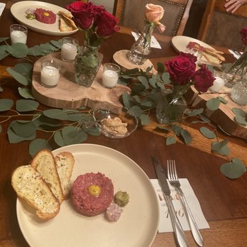 Dinner with Luca - Beef tartare - Caterers Near Me Dinner with Luca - Beef tartare - Caterers Near Me