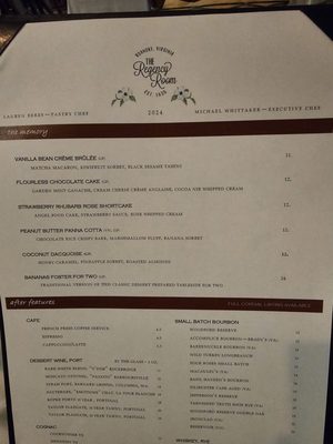Menu photo 3 The Regency Room Roanoke, VA Menu photo 3 The Regency Room Roanoke, VA