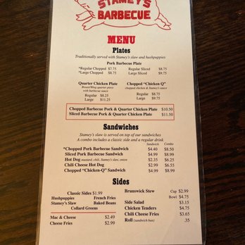 Stamey's Barbecue - Barbeque Near Me - Greensboro, North Carolina