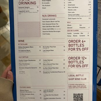 Local Foods - Drink menu - Sandwiches Near Me - Houston, Texas