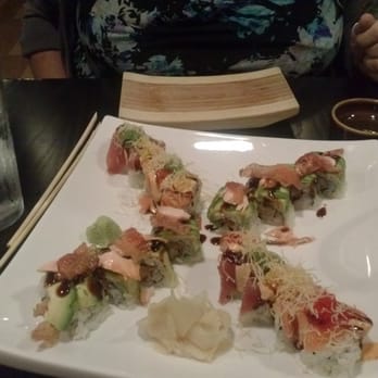 Kizuna - Piggy in & out roll, and the red light green light rool - Sushi Bars Near Me - Vienna, Virginia Kizuna - Piggy in & out roll, and the red light green light rool - Sushi Bars Near Me - Vienna, Virginia