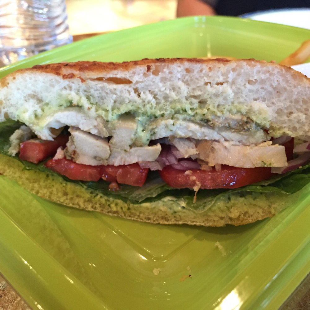 Wolfgang Puck Express - Chicken sandwich closeup - Grocery Near Me - Calabasas, California Wolfgang Puck Express - Chicken sandwich closeup - Grocery Near Me - Calabasas, California