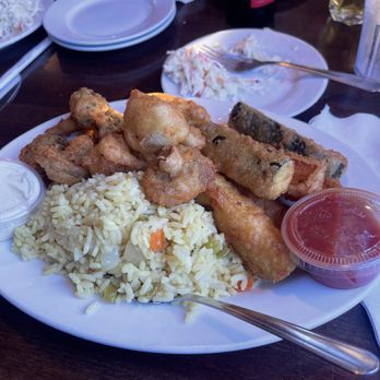 Barbara's Fishtrap - Veggie plate with rice - Seafood Near Me - Half Moon Bay, California Barbara's Fishtrap - Veggie plate with rice - Seafood Near Me - Half Moon Bay, California