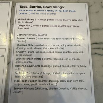 Str8 Up Tacos - Menu - Mexican Near Me - Lakewood, California