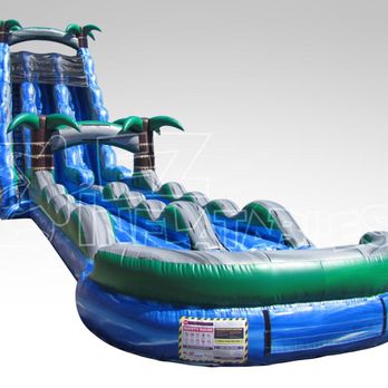 My Bounce House Guy - One of the biggest, baddest slides on the Treasure Coast. This is our 27' blue crush attached to our blue crush slip n slide with pool. - Bounce House Rentals Near Me - Stuart, Florida My Bounce House Guy - One of the biggest, baddest slides on the Treasure Coast. This is our 27' blue crush attached to our blue crush slip n slide with pool. - Bounce House Rentals Near Me - Stuart, Florida