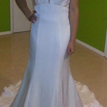 Anytime Alterations - This is a picture of the front of my dress after purchasing from the store. - Sewing & Alterations Near Me - Kensington, Maryland Anytime Alterations - This is a picture of the front of my dress after purchasing from the store. - Sewing & Alterations Near Me - Kensington, Maryland