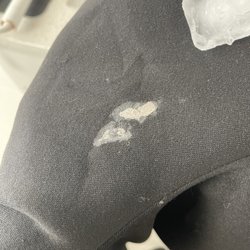 Xsheesha - These are my pants! I had to donate them cause it took an entire day trying to remove the gum. The pants were fleece so they thinned out