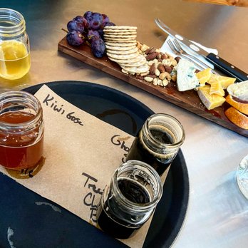 Fetish Brewing - Flight and Cheese Plate - Breweries Near Me - Lititz, Pennsylvania