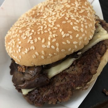 Marty’s - Swiss Shroom Dijon Burger with impossible patty - Burgers Near Me - Jersey City, New Jersey Marty’s - Swiss Shroom Dijon Burger with impossible patty - Burgers Near Me - Jersey City, New Jersey