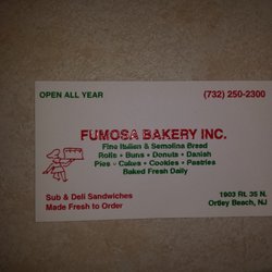 Fumosa Bros Bakery - Business Card