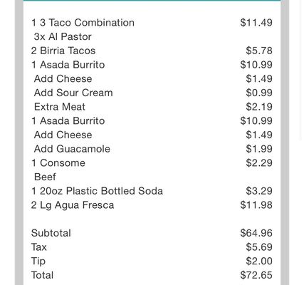 Menu photo 5 Taqueria 2 Potrillos Ontario, CA Menu photo 5 Taqueria 2 Potrillos Ontario, CA
