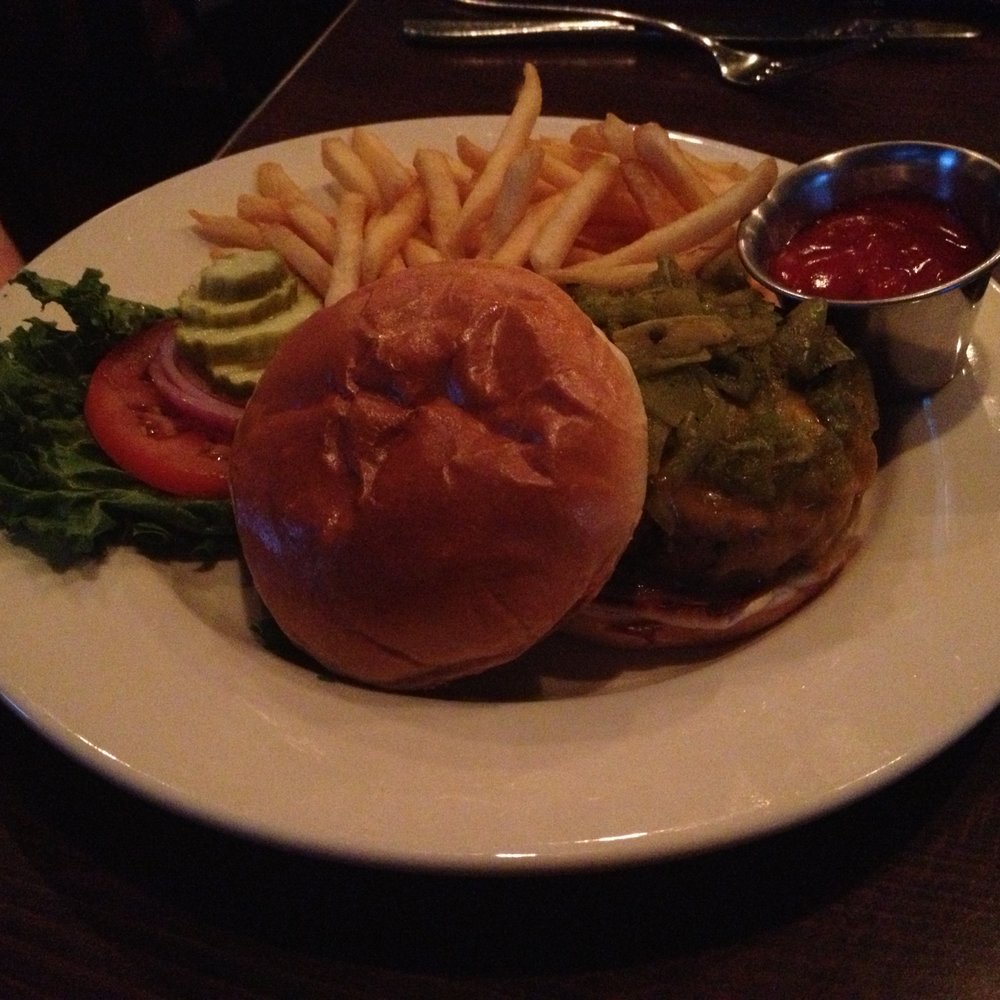 The Moot House - Green Chili Bison Burger - American Near Me - Fort Collins, Colorado The Moot House - Green Chili Bison Burger - American Near Me - Fort Collins, Colorado