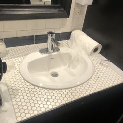 A dirty restroom