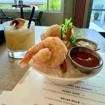 The Landing RoofTop - Shrimp cocktail for appetizer - Comfort Food Near Me - Melbourne, Florida