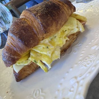 Glimmer Cafe - Ham, egg & cheese croissant - Cafes Near Me - Delray Beach, Florida Glimmer Cafe - Ham, egg & cheese croissant - Cafes Near Me - Delray Beach, Florida