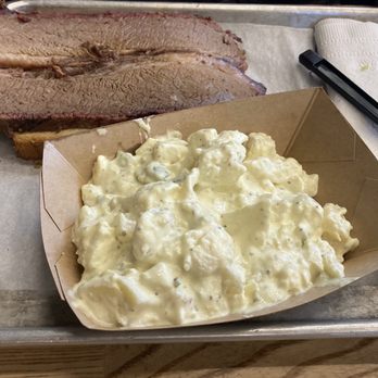 Stockyards Brewing - Sliced Brisket w/ potato salad - Sandwiches Near Me - Kansas City, Missouri