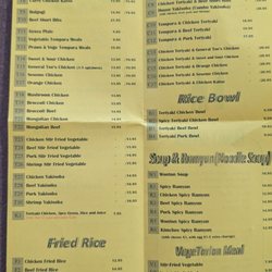 House of Teriyaki - Menu as of 08/09/2024