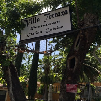 Villa Terraza - The sign in the parking area. - Italian Near Me - Shadow Hills, California Villa Terraza - The sign in the parking area. - Italian Near Me - Shadow Hills, California