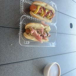 Original conecuh sausage dog with chili