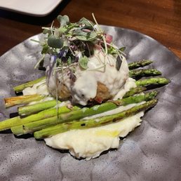 Stuffed stripped sea bass