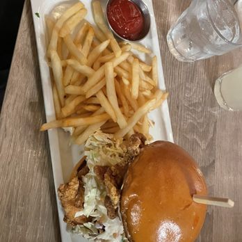 Great Maple - Hot Honey Fried Chicken Sandwich - New American Near Me - Newport Beach, California