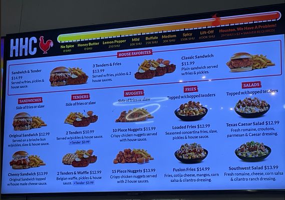 Menu photo 1 Houston TX Hot Chicken Tempe, AZ