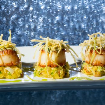 String & Splinter Club - three scallops on a white plate - Venues & Event Spaces Near Me - High Point, North Carolina