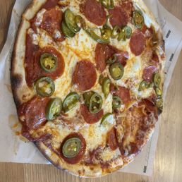 Spicy pepperoni pizza Spicy pepperoni pizza