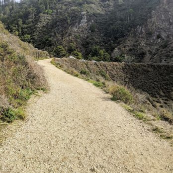 Partington Cove - 12-26-2020 A good amount of incline on the trail down from Hwy 1 - Hiking Near Me - Big Sur, California