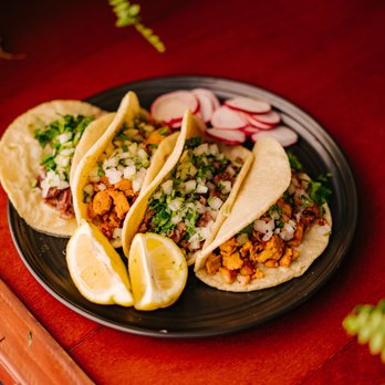 Mr. Shrimp - three tacos on a plate - Food Trucks Near Me - San Jose, California Mr. Shrimp - three tacos on a plate - Food Trucks Near Me - San Jose, California