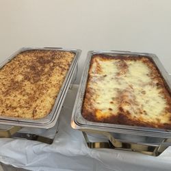 Elegant Nails & Spa - Lasagna and Macaroni & cheese buffet