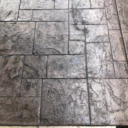 Stamped concrete patio Stamped concrete patio