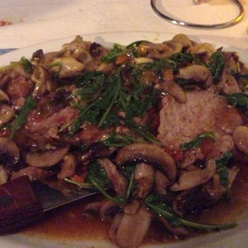 Chef Vola's - Veal medallions with mushrooms and spinach - Italian Near Me - Atlantic City, New Jersey