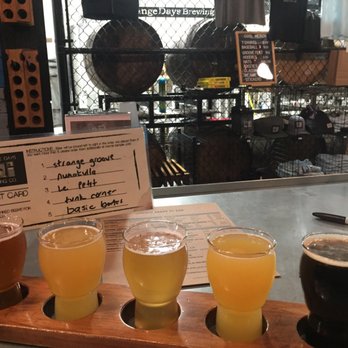 Strange Days Brewing Co. - beer flight - Breweries Near Me - Kansas City, Missouri