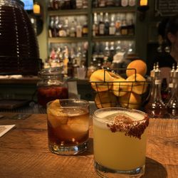 Forman's Whiskey Tavern - Pineapple Spicy Margarita & Original Old Fashioned
