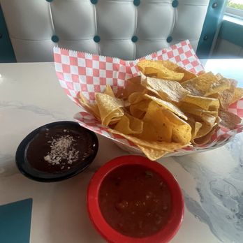 Blue Iguana - Complimentary chips salsa & beans - Mexican Near Me - Baton Rouge, Louisiana