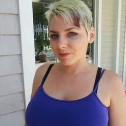 Headlines Salon - Short textured cut by Kurt and makeup by Flower...