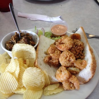 Crazy Cajuns' Boiling Pot - Oyster & Shrimp Po-Boy with Jambalaya - Cajun/Creole Near Me - Birmingham, Alabama