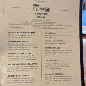 Fonda Park Slope - Menu - Mexican Near Me - Brooklyn, New York
