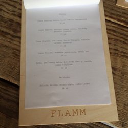 Flamm - Clou menu