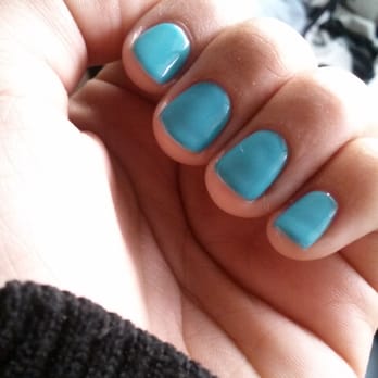 Goshen Nails - My first ever gel manicure! I think she did an excellent job. - Nail Salons Near Me - Gaithersburg, Maryland