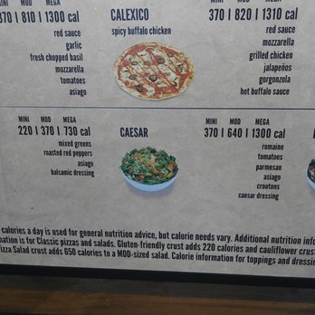 MOD Pizza - 07.17.19 three different salad types saw them going to customers super salads. - Fast Food Near Me - Jacksonville, Florida
