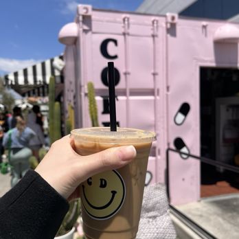 Coffee Dose - Iced oatmilk latte - Coffee & Tea Near Me - Irvine, California