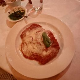Veal Parmigiano. Veal Parmigiano.